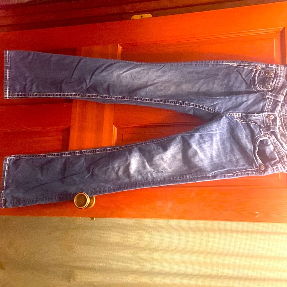 Miss Me boot cut jeans.